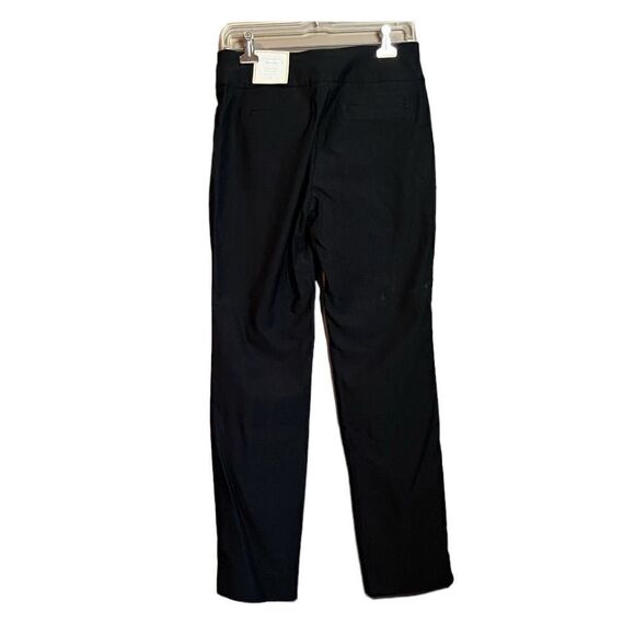 NWT! Charter Club Cambridge slim black pull on pants - Picture 9 of 9
